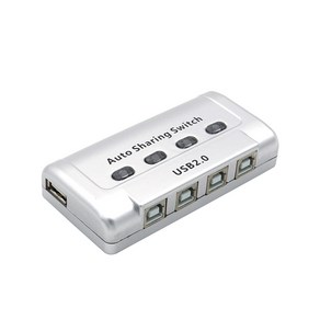 컴스 4대1 USB 수동 공유 선택기, TB012