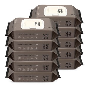 살림미학 대형 물걸레 청소포 25매, 10개