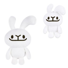 바글바글하토씨 캐릭터 봉제인형 25cm + 마스코트인형 13cm, 화이트, 1개