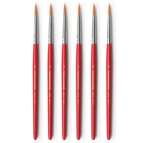 화홍 320R 세필붓, 3호, 6개