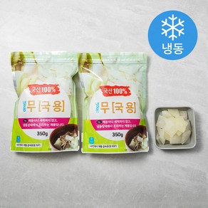 그린피아 냉동 무 국용 (냉동), 350g, 2개