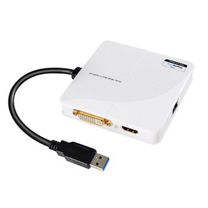 넥스트 USB3.0 to DVI/HDMI 듀얼 디스플레이 아답터, NEXT-DL303U3D, 1개