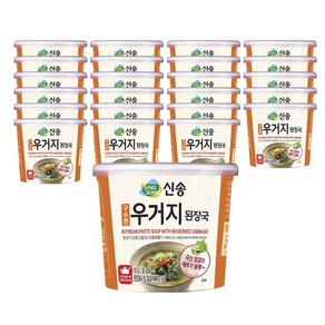 신송 구수한 우거지 된장국, 10g, 24개