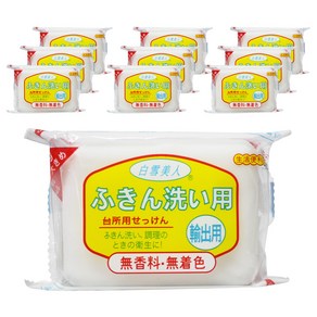 백설미인 행주 세탁비누, 150g, 10개