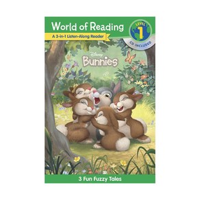 Wold of Reading Level 1 3in1 Listen Along Reade Disney Bunnies, Disneypess