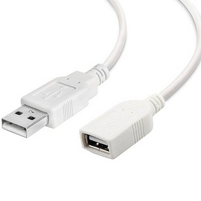 USB 02 USB2.0 연장 케이블선 AM/AF 몰딩형 AF, 1개, 3m