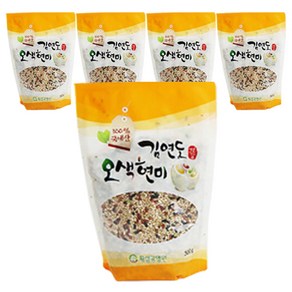 김연도 웰빙 오색현미, 500g, 5개