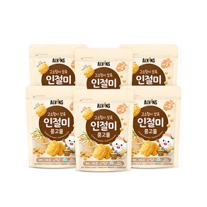 엘빈즈 고소함이 쏘옥 인절미과자, 콩고물, 6개, 30g