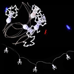 파티쇼 할로윈 럭셔리 LED 가랜드 전신해골, 혼합색상