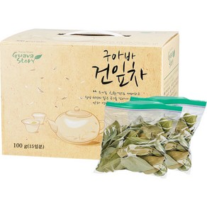 구아바스토리 유기농 구아바 건잎차 15일분, 25g, 4개입, 1개