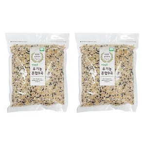 푸른들판 유기농 귀리 혼합곡, 1kg, 2개