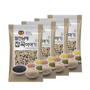 찰진남매 잡곡이야기 찰진 혼합 9곡, 500g, 4개