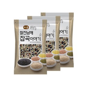 찰진남매 잡곡이야기 오색현미, 500g, 3개