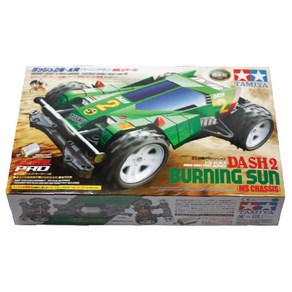 타미야 Dash 2 Buning Sun MS샤시 미니카 4WD 18628 + Atomic Tuned 2 Moto PRO 15489 조립 키트, 혼합색상, 1세트