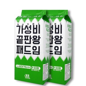 개님의상점 강아지 배변패드, 50개입, 2개