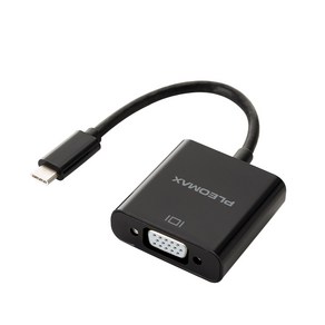 플레오맥스 USB 3.1 C 타입 to VGA F 컨버터 PL-CV01