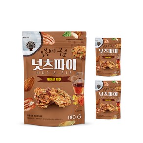 오븐에 구운 넛츠파이 메이플 피칸, 180g, 3개