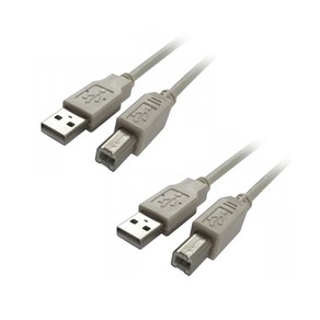 USB 2.0 A B 케이블 SP09, 5m, 2개