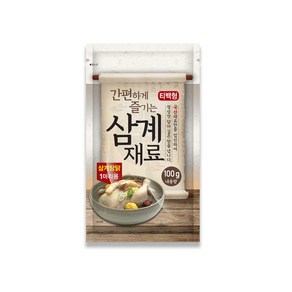 농업회사법인 한조(주) 간편하게 즐기는 티백형 삼계재료, 100g, 1개