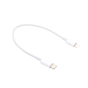 폭스콘 USB C to 라이트닝 8핀 충전케이블 C-8 23cm, 1개