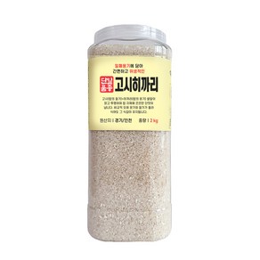 대한농산 2024년산 햅쌀 통에담은 경기 고시히까리 백미, 상등급, 2kg, 1개