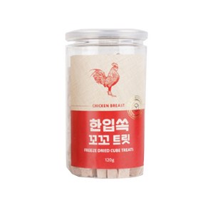 반려동물 한입쏙 꼬꼬 트릿 동결건조간식 120g, 닭, 1개