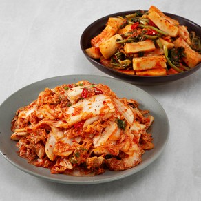 부자가김치 총각김치 2kg + 배추겉절이 2kg A세트