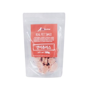 강아지 연어 츄러스 soft cut 100g, 1개