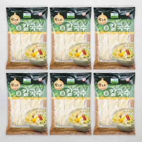 칠갑농산 콩칼국수 2인분, 400g, 6개입