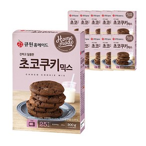 큐원 홈메이드 초코쿠키믹스, 300g, 10개