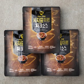 사자표 거장 짜장소스, 250g, 3개