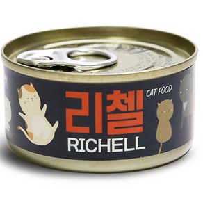 테비토퍼 고양이 리첼 캔, 참치, 80g, 24개