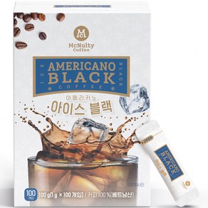 맥널티커피 아메리카노 아이스 블랙, 1g, 100개입, 1개