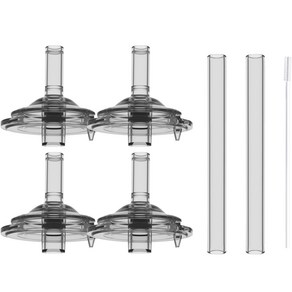 베베락 아이와 교체용 빨대 꼭지 4p + 스트로우 270ml 2p + PP솔 세트, 1세트, 혼합색상