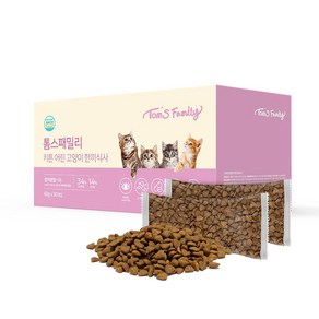 톰스패밀리 키튼 어린 고양이 건식사료, 생선, 60g, 30개