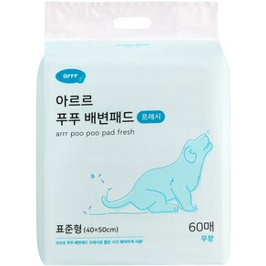 동원아르르 강아지 푸푸 배변패드 프레시 표준형 60개입, 1개