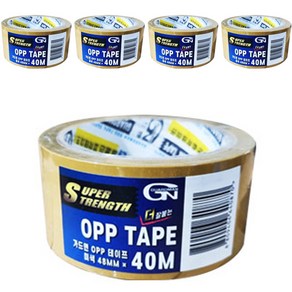 가드맨 OPP 테이프 미색 48mm x 40m, 5개