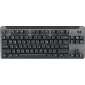 로지텍 SIGNATURE K855 무선 기계식 TKL 텐키리스 키보드, 그래파이트, 920-011076, 적축