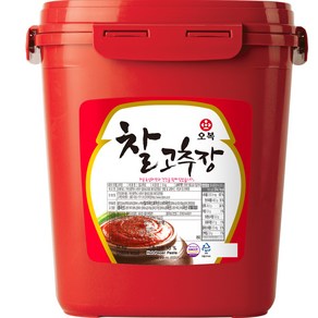 오복식품 찰고추장 일반 용기, 14kg, 1개