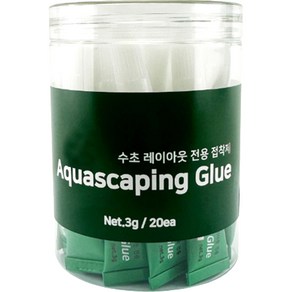 모비딕 수초 레이아웃 전용 접착제 3g 20p, 1팩