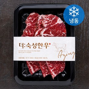 더숙성한우 채끝 3등급 구이용 (냉동), 300g, 1개