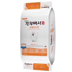 건강백서 전연령용 포메라니언 건식사료, 연어, 6kg, 1개