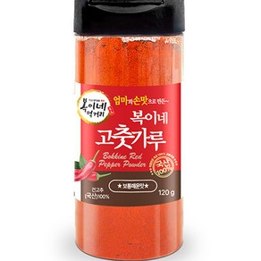 복이네먹거리 국산 고춧가루 보통맛 떡볶이소스용, 120g, 1개