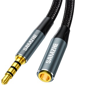 삼지 TRRS 4극 AUX 오디오 연장 케이블 3.5mm, 1개, 3m