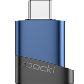 Toocki 투키 퓨쳐모던 USB-A 3.0 to C타입 OTG 젠더 블루