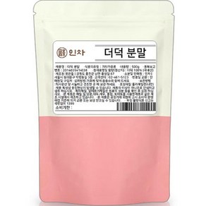 인차 국산 더덕 분말 가루, 500g, 1개