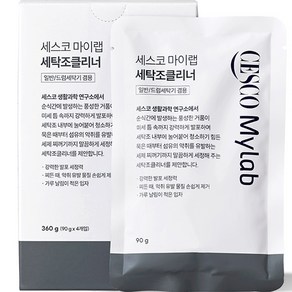 세스코 마이랩 세탁조클리너 90g 4개입, 360g, 1개