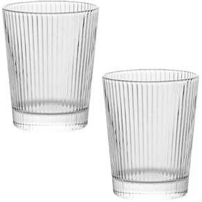 잇어스 플리츠 아인슈페너잔 홈카페 내열유리컵 300ml, 투명, 2개
