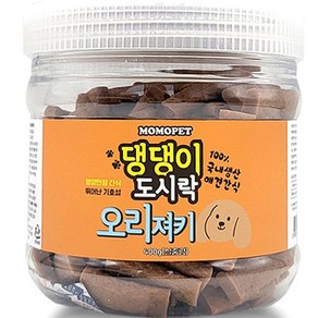 모모펫 강아지 네이처펫 댕댕이 도시락 수제간식 져키, 400g, 1개, 오리맛