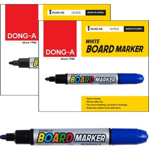 동아 보드마카 12p, 파랑, 2개